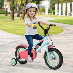 Kids Bike with Adjustable Handlebar and Saddle Blue