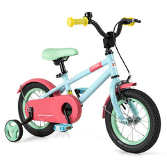 Kids Bike with Adjustable Handlebar and Saddle Blue