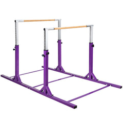 Adjustable Kids Double Horizontal Bars Gymnastic Training Parallel Bars