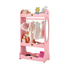 Kids Pretend Costume Closet with Mirror