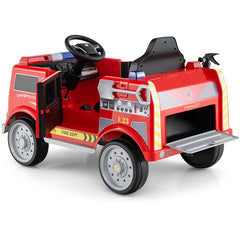 Kids Ride on Fire Truck with Remote Control and Extinguisher