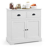 Kitchen Buffet Storage Cabinet with 2 Doors and 2 Storage Drawers