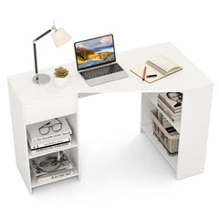 48 Inches L Shaped Corner Executive Computer Desk with Drawer