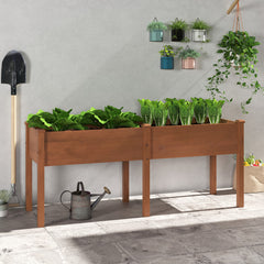 Large Raised Garden Bed with Drainage Holes and 6 Supporting Legs