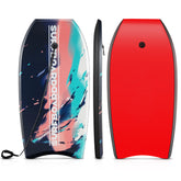 33/37/41 Inches Lightweight Body Board Boogie Board with EPS Core XPE Deck HDPE Bottom Multicolor2