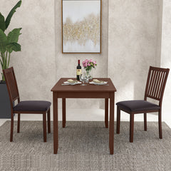 Upholstered Modern Dining Chair Set of 2 with Slanted High Backrest