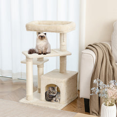 Multi-layer Cat Tree with Perch and Hanging Ball