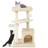 Multi-layer Cat Tree with Perch and Hanging Ball