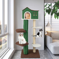 Multi-level Cat Tree with Condo and Anti-tipping Device
