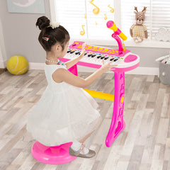 31-Key Kids Piano Keyboard Toy with Microphone and Multiple Sounds for Age 3+