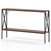 Narrow Console Table 2-Tier Entryway Table with Storage