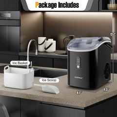 Nugget Countertop Ice Maker with Soft Chewable Pellet Ice