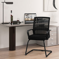 Office Guest Chair with Lumbar Support for Waiting Room