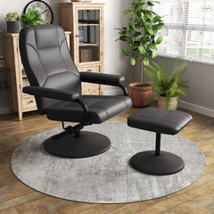 360° Swivel Recliner Chair with Ottoman