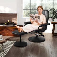 360° Swivel Recliner Chair with Ottoman