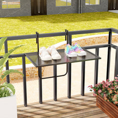 Outdoor Folding Hanging Table with Metal Frame