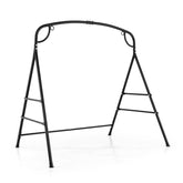 Outdoor Metal Swing Stand with 4 Support Bars and 2 Hanging Ways
