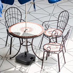 Fillable Patio Umbrella Base with Handle Fit 1.5 Inch Umbrella Poles