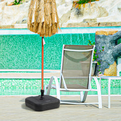 Fillable Patio Umbrella Base with Handle Fit 1.5 Inch Umbrella Poles