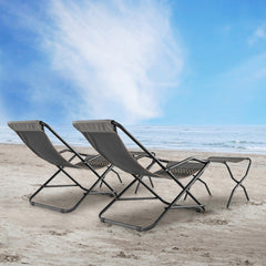 Patio PE Wicker Rocking Chair with Armrests and Metal Frame