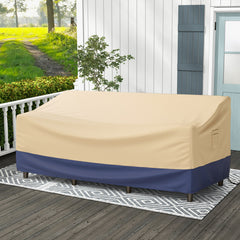Patio Furniture Cover with Padded Handle and Click-Close Straps