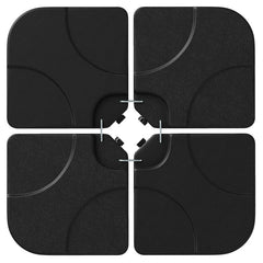 20 Inch Patio Offset Water Filled Plate Umbrella Base Sand