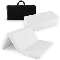 Portable Tri-fold Pack and Play Mattress Pad with Gel-Infused Memory Foam