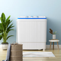 17.6 lbs Portable Washing Machine with Drain Pump