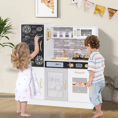 Pretend Play Kitchen with Utensils for Kids Aged 3+