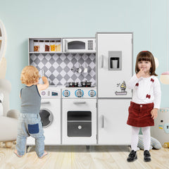 Pretend Play Kitchen for Kids Aged 3+ with Real Sounds and Lights