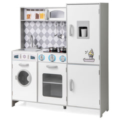 Pretend Play Kitchen for Kids Aged 3+ with Real Sounds and Lights