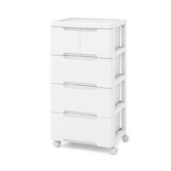Rolling Storage Cabinet with Universal Wheels and 5/6/7 Drawers