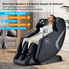 4D SL-Track Full Body Massage Chair with Zero-Gravity Design