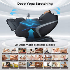 4D SL-Track Full Body Massage Chair with Zero-Gravity Design
