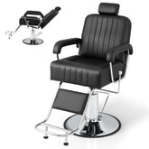 360 Degrees Swivel Salon Hydraulic Barber Chair with Adjustable Headrest and Reclining Backrest