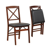 Folding Dining Chairs Set of 2 with 400lbs Capacity