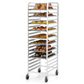 26 x 20 x 70 Inch 20 Sheet Aluminum Pan Rolling Bakery Rack