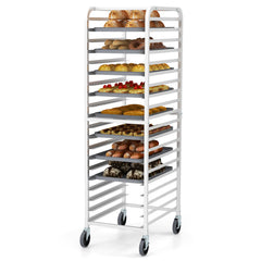 26 x 20 x 70 Inch 20 Sheet Aluminum Pan Rolling Bakery Rack