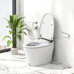 One-Piece Smart 1.16 GPF Elongated Bidet Toilet Seat with Night Light