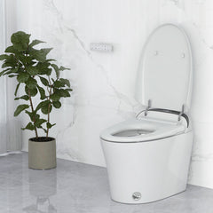 One-Piece Elongated Smart Toilet Bidet 1.28 GPF, Dual-flush