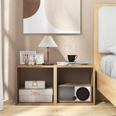 2 Cubes Stackable Bookcase for Living Room and Study