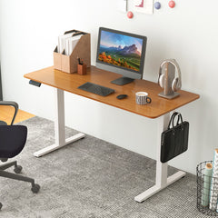 55 x 24 Inches Sit Stand Home Office Desk with 3 Memory Height Settings