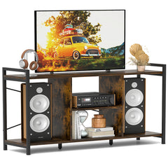 TV Stand for 55 Inch TVs Industrial Entertainment Center