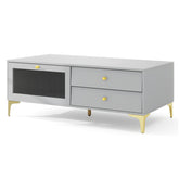 TV Stand with Compartment and Drawers for 55 Inch TV
