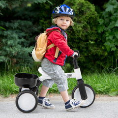 Toddler Convertible Trike with 86" Limited Steering Angle and Carbon Steel Frame