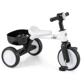 Toddler Convertible Trike with 86" Limited Steering Angle and Carbon Steel Frame