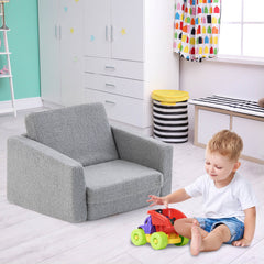 2-in-1 Children鈥檚 Convertible Sofa to Lounger