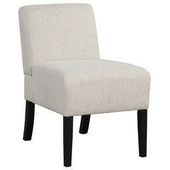 Upholstered Living Room Chair with Rubber Wood Legs