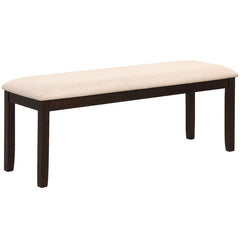 Upholstered Ottoman Bench with Padded Cushion