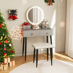 Vanity Table Set with Mirror